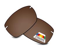 Bwake Verres de rechange polarisés pour lunettes de soleil Maui Jim Lighthouse MJ423, Marron cannelle polarisé, Lighthouse