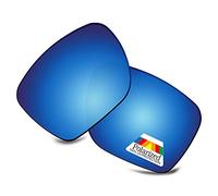 Bwake Verres de rechange polarisés pour lunettes de soleil Oakley Sylas OO9448 57 mm/Sylas XL OO9448 60 mm, Bleu glacier polarisé, Sylas