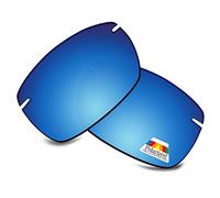 Bwake Verres de rechange pour lunettes de soleil Maui Jim Breakwall MJ422 - Bleu glacier polarisé