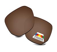 Bwake Verres de rechange pour lunettes de soleil Oakley Latch Beta OO9436 - Marron cannelle polarisé