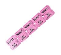 BWANGIAO 100 Tickets de tombola en Papier couché, Double Rouleau, Coupons numérotés consécutivement pour Concerts, expositions et Grands événements