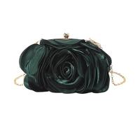 BWANGIAO À main en à la mode avec fleurs roses | Pochettes élégantes en avec sangle en chaîne pour demoiselles d ' honneur et invités, sacs à main à bandoulière