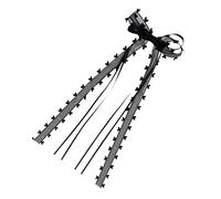 BWANGIAO Barrette à Cheveux en Dentelle avec nœud Papillon et Ruban Long pour Femme