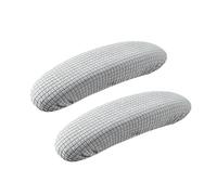 BWANGIAO Lot de 2 Housses élastiques pour accoudoirs de chaises : Confortables et réduisant la Fatigue au Travail