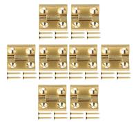 BWANGIAO Lot de 8 Petites charnières métalliques - Construction Robuste - Installation Facile - Améliorations pour Petites boîtes en Bois et Coffrets à Bijoux