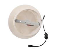BWANGIAO Ventilateur de conduit en ligne avec contrôle de vitesse 12 V | Opérations silencieuses avec panneau 6 W pour systèmes d ' échange d ' air, culture de en intérieur,