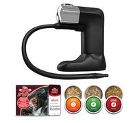 BWAY Fumoir a Froid - Pipe Fumoir avec 3 Sachets de Copeaux de Bois Offerts, Fumage a Froid Professionnel Idéal pour Aliments et Cocktails - Pistolet Fumée avec eBook Inclus de 20 Recettes