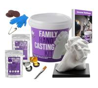 BWAY Kits de Moulage - Cadeau Mariage, Couple Amoureux, Parents - Kit Moulage Main Couple avec Alginate et Platre - Saint Valentin Cadeau avec Moule Platre pour Créer un Souvenir Unique et Durable