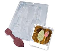 BWB 10228 Moule Palette d'oeufs Spécial 3 parties en Silicone pour chocolat chaud 2 trouses 30-120g Matériel Plastique PET Transparent Tridimensionnel Tarte Gâteaux Ustensiles