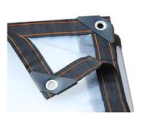 BWBG Bâche Transparente Impermeable, 2x5m Bâches Transparent avec Oeillets Antipoussière Bache Plastique Polyethylene Indéchirable Et Coupe-Vent Bache pour Serre De Pergola De Toit De Camion