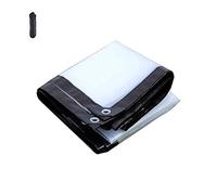 BWBG Bâche Transparente pour Serre 3X4M/10x13FT, Bâche Imperméable avec Oeillet Antipoussière BâChe De Protection Transparent Résistant Aux UV pour Serre De Pergola De Toit De Camion