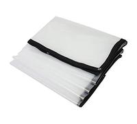 BWBG Bâches Imperméable Transparent, 4x6M Bache Transparente pour Serre De Jardin Résistante Aux Déchirures Résistante UV Bâche Plastique Transparent pour Serre De Pergola De Toit De Camion