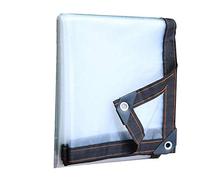 BWBG Bâches Transparent pour Serre, 2mx3m Bâches Imperméable Jardin Transparente Multifonctionnelle Coupe-Vent Balcon Couverture De Pluie 5 Mill D'épaisseur pour Pergola De Toit De Camion
