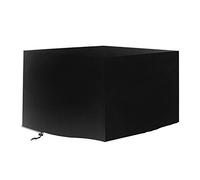 BWBG Housse Salon De Jardin Carre 420D,100x100x85cm Housse De Meuble De Jardin Impermeable Housse pour Table De Patio Rectangulaire Résistant À La Déchirure pour Meubles Tels Que Tables Et Chaises