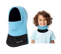 BWBIKE Kids Balaclava 6-13 Ans - Masque de Ski Polaire Chaud et Coupe-Vent pour Le Cyclisme, Le Ski et Les Sports de Plein Air, sous Le Casque Couvre-Visage pour Garçons et Filles