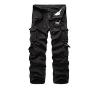 BWBIKE Pantalon Cargo Chino Ample en Coton pour Hommes - Droit de Loisirs en Plein air, Combat et Travail