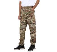 BWBIKE Pantalon Cargo Tactique Homme - Camouflage Militaire Résistant aux Déchirures - Pantalon de Combat Imperméable - Outdoor, Randonnée, Chasse, Trekking & Quotidien