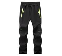 BWBIKE Pantalon d’Extérieur à Séchage Rapide pour Garçon - Pantalon léger de Randonnée et de Camping pour Enfants avec Poches Zippées, Jogging de Sport pour Jeunes pour Le Trekking et l’Aventure