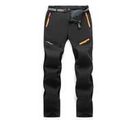 BWBIKE Pantalon de Ski de Randonnée en Polaire d’extérieur pour Hommes Hiver Chaud Épaissir Résistant à l’Eau Pantalon de Travail isolé pour Neige avec Poches à Fermeture éclair