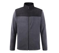 BWBIKE Veste Polaire Douce pour Hommes Avec Poches Zippées Veste d’hiver légère et Chaude à Fermeture éclair avec col Montant pour l’extérieur et Décontracté
