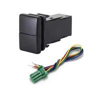 BWBVHRHZY 1pc voiture double interrupteur for clé antibrouillard Radar puissance projecteurs LED phare bouton de commutation adapté for Corolla Levin Prado(No pattern)