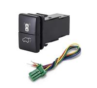 BWBVHRHZY 1pc voiture double interrupteur for clé antibrouillard Radar puissance projecteurs LED phare bouton de commutation adapté for Corolla Levin Prado(Radar trunk)