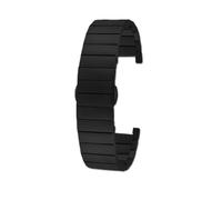 BWBVHRHZY Bracelet cranté en acier inoxydable, 4 couleurs, adapté for GC YA1332 1333 1335 20 * 12mm 22 * 14mm 16 * 10mm, bracelet de montre for hommes et femmes, un bracelet modifié(Schwarz,20.12mm)