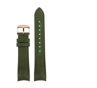 BWBVHRHZY Bracelet de 20 mm 22 mm for Omega Fit for Seamaster 300 Bracelet de poignet en toile de nylon en cuir for Rolex Water Ghost Bracelet de montre for extrémité incurvée(Army Green rg,20mm)