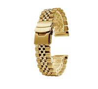 BWBVHRHZY Bracelet de montre de plongée Seiko for hommes, solide, en acier inoxydable, accessoires, 773 Srp774 Srp777 SRPA21E 99K1, 22MM(Golden)