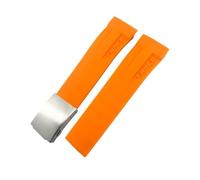 BWBVHRHZY Bracelet de montre en caoutchouc 17mm 21mm adapté for Tissot T048 T-RACE T048-417A T048-427A bracelet de montre en Silicone souple noir Orange(Beige,17mm)