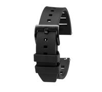 BWBVHRHZY Bracelet de montre en caoutchouc fluoré, 20mm 22mm, adapté for Huawei, Mido, navigateur Helmsman, série Seiko en conserve(Black bk,20mm)