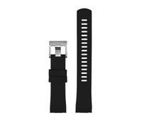 BWBVHRHZY Bracelet de montre en caoutchouc Silicone for hommes, 20 22MM, noir, bleu, Orange, chaîne de montre adaptée for SEIKO PROSPEX SSC813P1 SSC909P1(A Black-S pin,22mm)