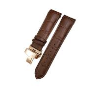 BWBVHRHZY Bracelet de montre en cuir, 22mm 23mm 24mm, adapté for Tissot 1853 Couturier T035 T035627 T035410, noir et marron, outils de bracelet de montre(Brown-Rose,24mm)
