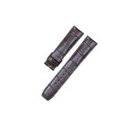 BWBVHRHZY Bracelet de montre en cuir adapté for Baume & Fit for Mercier Fit for HAMPTON/Fit for accessoires CLASSIMA couche supérieure ceinture de montre en cuir 20/22mm(Dark brown,22mm)