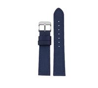 BWBVHRHZY Bracelet de montre en cuir et Nylon, 18mm/19/20 /21/22/ 23 /24mm, adapté for Seiko SRPC31J1/Fit for Citizen, for Tissot, toutes les grandes marques, poignet for hommes(Blue sk,18mm)