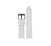 BWBVHRHZY Bracelet de montre en Nylon adapté for Seiko No. 5 Street Overlord édition limitée SRPF23 SRPF24 SRPF19K1/SRPF20K1 bracelet de montre inférieur en Nylon(White line bk)