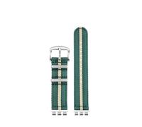 BWBVHRHZY Bracelet de montre en Nylon souple adapté for Swatch 21m, Bracelet de montre respirant, Bracelet de remplacement de sport for hommes et femmes, adaptateur en métal, accessoires(A13 green yel