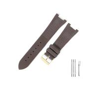 BWBVHRHZY Bracelet de montre en Silicone for Patek Philippe 5711 5712G, Interface spéciale, accessoires, 25mm mâle(Brown-GD-K1)