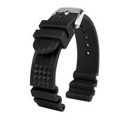 BWBVHRHZY Bracelet de Montre en Silicone Sport Plongée en Caoutchouc Plus Long Bracelet for Hommes Bracelet Accessoires adaptés for Seiko Fit for Citizen Fit for Casio Bracelet de Montre 20 m 22 mm(Bl