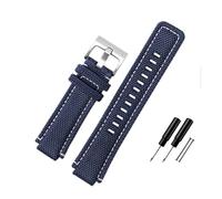 BWBVHRHZY Bracelet de montre en toile de Nylon 24 * 16mm, Joint convexe hi-q, noir vert bleu, bracelet de montre for hommes for outil adapté for Timex T2N720 721 TW2T76500 76300(Blue-S pin)
