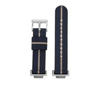 BWBVHRHZY Bracelet de montre en toile de Nylon for CASIO DW5600 GWb5600 GWM5610 GM5600, bleu, noir, gris, rouge, Cyan, kaki, bracelet de montre for hommes, adaptateur argenté(Blue beige-S,DW5600)