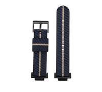 BWBVHRHZY Bracelet de montre en toile de Nylon for CASIO DW5600 GWb5600 GWM5610 GM5600, bleu, noir, gris, rouge, Cyan, kaki, bracelet de montre for hommes, adaptateur argenté(Blue beige-B,GWM5610)