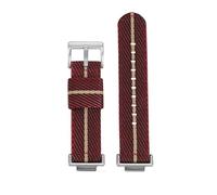 BWBVHRHZY Bracelet de montre en toile de Nylon for CASIO DW5600 GWb5600 GWM5610 GM5600, bleu, noir, gris, rouge, Cyan, kaki, bracelet de montre for hommes, adaptateur argenté(Red beige-S,GM5600)