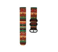 BWBVHRHZY Bracelet de montre en toile de Nylon for hommes, ultraléger, Style ethnique, Camouflage vert, adapté for Suunto 9 PEAK BARO 7/D5 ELEMENTUM, 22mm 24mm(P1-B pin,24mm)