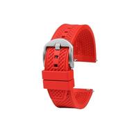 BWBVHRHZY Bracelet de montre Fluororubber adapté for Rolex adapté for Tudor adapté for Omega adapté for IWC 20mm 22mm souple noir bleu Orange rouge vert bracelet de montre for hommes broche for change