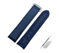 BWBVHRHZY Bracelet d'extrémité incurvée for Omega, Seamaster 300, Ocean Speedmaster 8900, Planet Ocean, 20 m, 22 mm, tissu en nylon et caoutchouc for homme.(Colour 6,20mm)