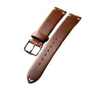 BWBVHRHZY Bracelet en cuir ultra-fin fait for la main 18 19 20 21 22MM Vieux bracelet souple vintage, Bracelet for hommes, style vintage(Brown A,22mm)