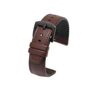 BWBVHRHZY Bracelet en Silicone adapté for Armani Ar1970, série 2447 2448 60013 60003, for Huawei, accessoires de montre universels 22(Brown bk)