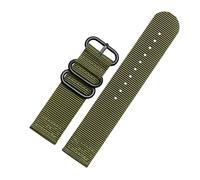 BWBVHRHZY Bracelet en toile adapté for montres Seven Friday T1 / T2 / M2 / M3 P2b / P3 / Q2, Bracelet en Nylon, accessoires de montre for hommes 26 28mm(Green bk,26mm)