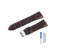 BWBVHRHZY Bracelets de montre en cuir résistants for l'usure et durables, adaptés au bracelet de montre Guess W0400G2 W0040G7/W0247G4 22mm(Coffee-ST-K1)